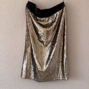 Fabulous Gold Sequin Skirt